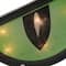 42" Lighted Green & Black Eyes Halloween Window Silhouette Decoration